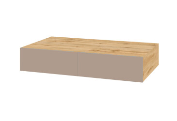 Фото Стол письменный подвесной Svit Mebliv Спейс 100 см, дуб аппалачи / тоффи