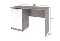Image 4 - Стіл письмовий Київський стандарт КС 11 з тумбою лівий 120x58 см бетон / німфея альба
