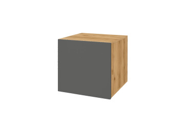 Фото Антресоль к шкафу Svit Mebliv Спейс 40 см, дуб аппалачи / графит