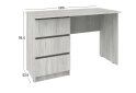 Image 4 - Стол письменный Киевский стандарт КС 12 с 3-мя ящиками левый 120x58 см сосна натти