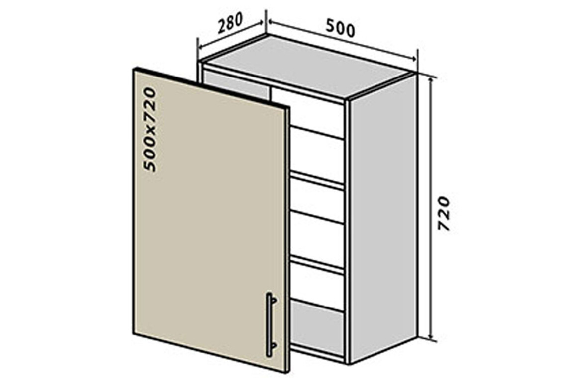 Фото В5 Тумба 1Д 50 Лорі / Lori VIP-master