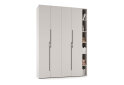 Image 4 - Шкаф Svit Mebliv Спейс четырехдверная с полками 180х220х57 см, кашемир