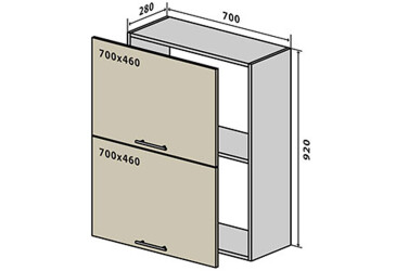 Фото В91 Тумба 2Д 70 Лори / Lori Вип-Мастер