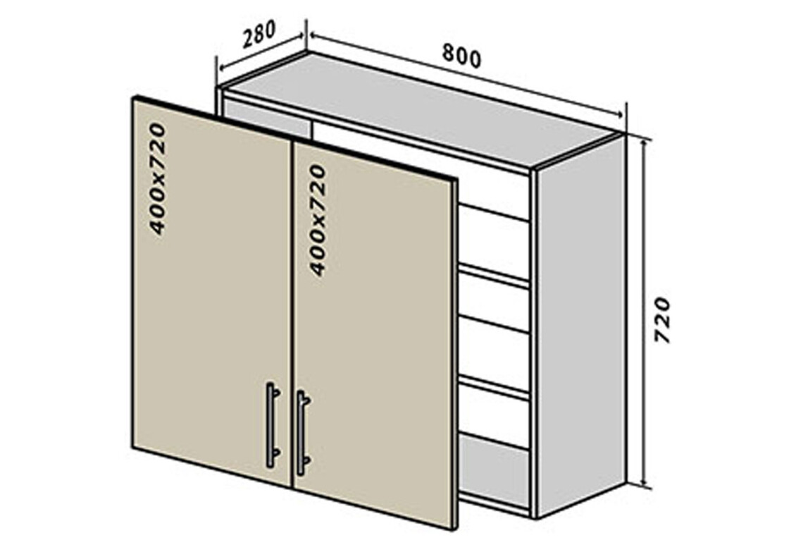 Фото В8 Тумба 2Д 80 Прайм / Prime VIP-master