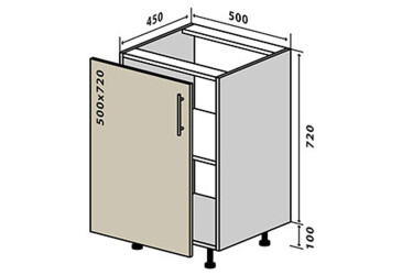 Фото Н5 Тумба 1Д 50