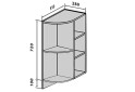 Фото 1 - Н37R Полки угловые Прайм / Prime Вип-Мастер