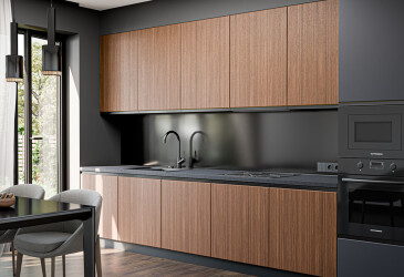 Фото Кухня Вип-мастер Лори / Lori 360 см, орех браун V