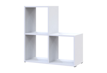 Фото Стелаж Doros Степ 2х2 відкритий 69 см Білий 