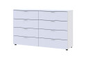 Фото 1 - Комод Doros Рон 8 с 8 ящиками 130 см Белый