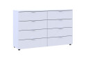 Фото 4 - Комод Doros Рон 8 с 8 ящиками 130 см Белый