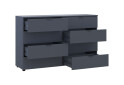 Фото 6 - Комод Doros Рон 8 с 8 ящиками 130 см Графит