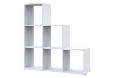 Фото Стелаж Doros Степ 3х3 відкритий 103 см Білий 