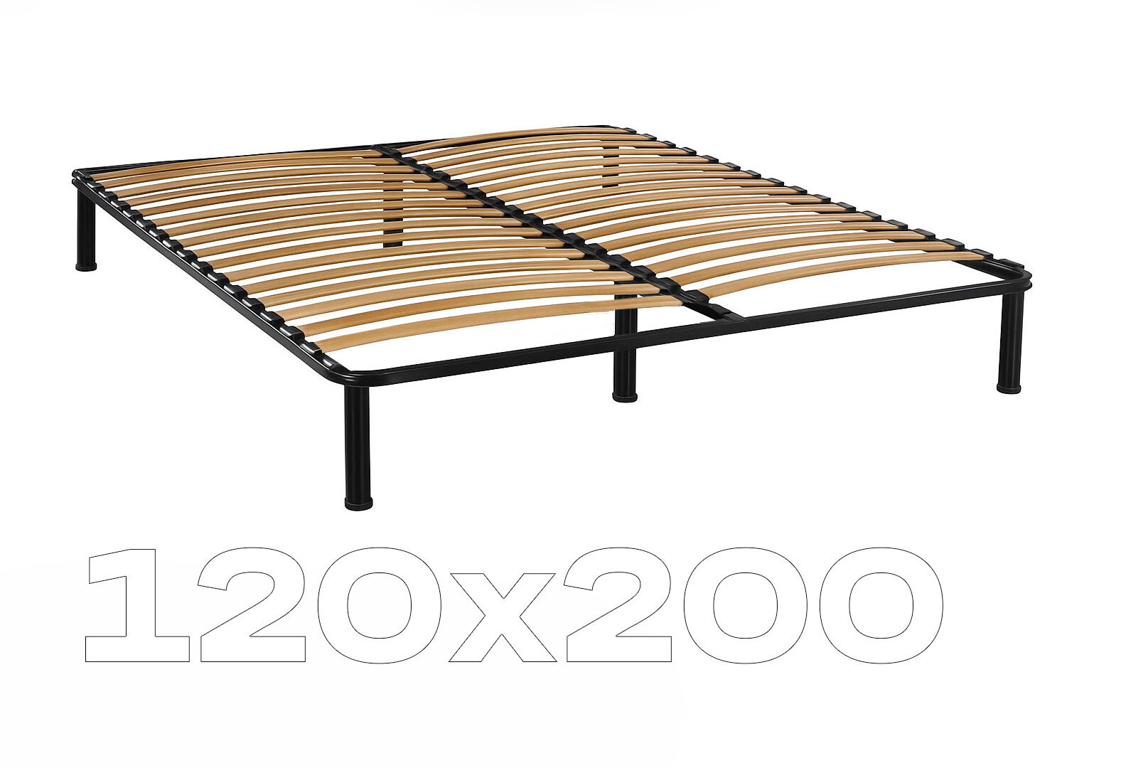 Фото 1 - Каркас-ламелі з ніжками Стандарт 1200х2000 Kredens furniture