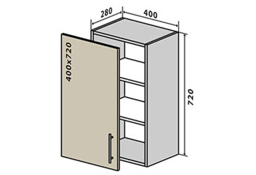 Фото В3 Тумба 1Д 40 Вудлайн / WoodLine Вип-Мастер