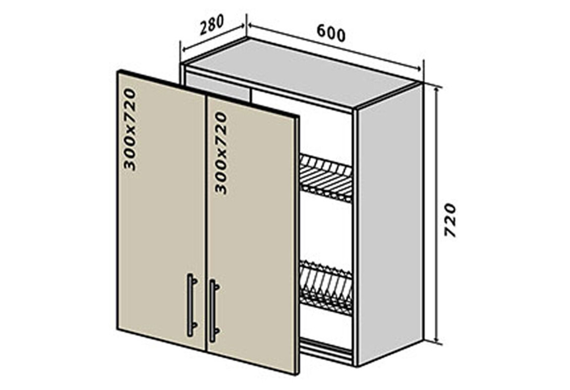 Фото В7 Сушка 2Д 60 Вудлайн / WoodLine Вип-Мастер