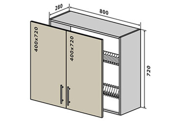 Фото В9 Сушка 2Д 80 Вудлайн / WoodLine Вип-Мастер