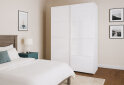 Image 2 - Шафа-купе MiroMark Бартон 1.5х2.4м без дзеркал, супер мат білий 