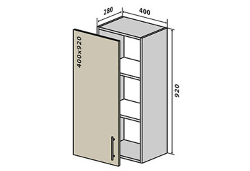 Фото В43 Тумба 1Д 40 Вудлайн / WoodLine Вип-Мастер