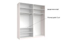 Изображение 4 - Шкаф-купе MiroMark Бартон 2.0х2.4м без зеркал, супер мат белый