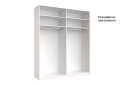 Изображение 3 - Шкаф-купе MiroMark Бартон 2.0х2.4м с зеркалом, супер мат белый