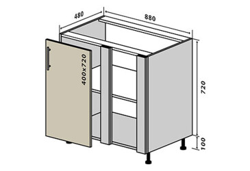 Фото Н16 Заглушка 1Д 88 Вудлайн / WoodLine Вип-Мастер