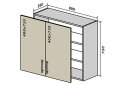 Image 1 - В8 Тумба 2Д 80 Вудлайн / WoodLine VIP-master