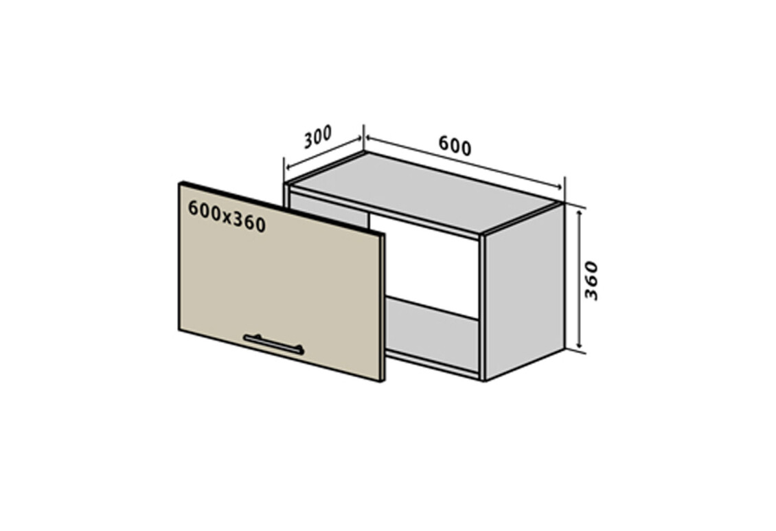 Фото В10 Тумба низкая 60 Вудлайн Люкс / WoodLine Luxe Вип-Мастер