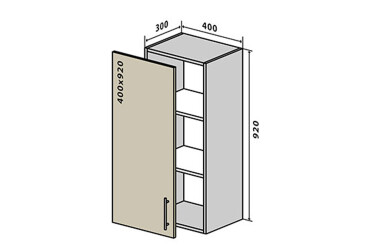 Фото В43 Тумба 1Д 40 Вудлайн Люкс / WoodLine Luxe Вип-Мастер