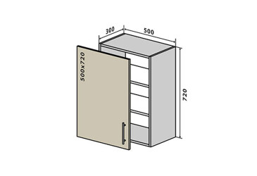Фото В5 Тумба 1Д 50 Вудлайн Люкс / WoodLine Luxe VIP-master