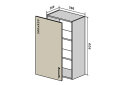 Image 1 - В45 Тумба 1Д 50 Вудлайн Люкс / WoodLine Luxe VIP-master