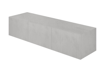 Фото Антресоль Moreli Ліберті (STA-0027) 3-дверна 180 см, бетон тефра