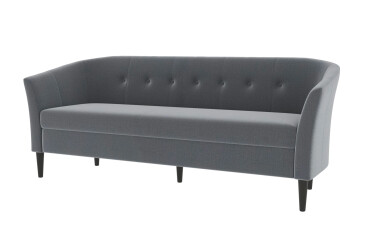 Фото Диван UMa Соната 3С 191x66 см нераскладной серо-коричневый (Fancy 96)