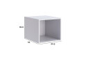 Image 2 - Антресоль МироМарк Идеа / Idea 1дв 45 см белый глянец