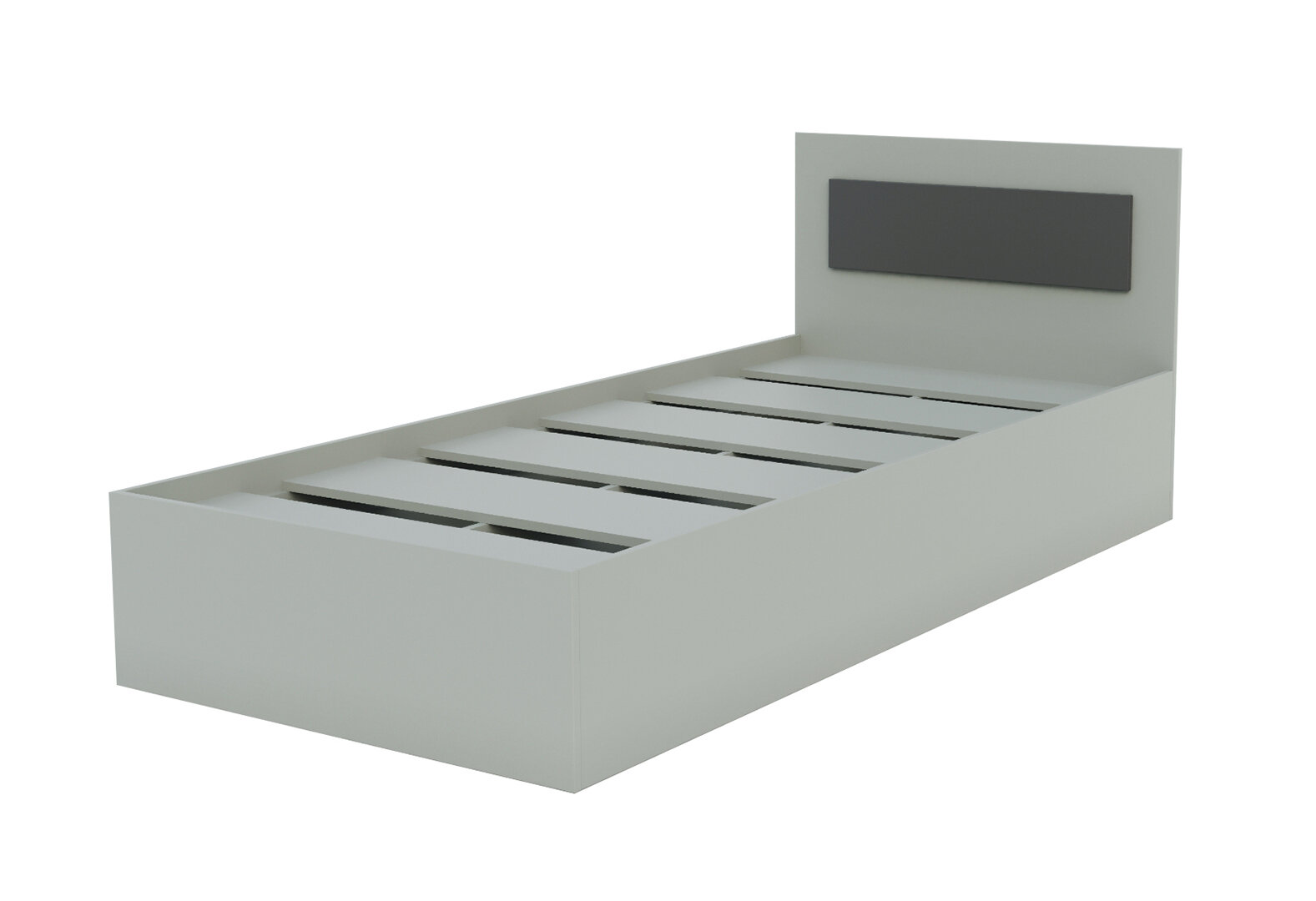 Фото 3 - Кровать Garant Вива / Viva 90 см, шиншилла грей / серый графит