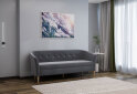 Image 4 - Диван UMa Соната 3С 191x66 см нераскладной серо-коричневый (Fancy 96)