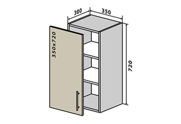 Фото В19 Тумба 1Д 35 Прайм Люкс / Prime Luxe Вип-Мастер