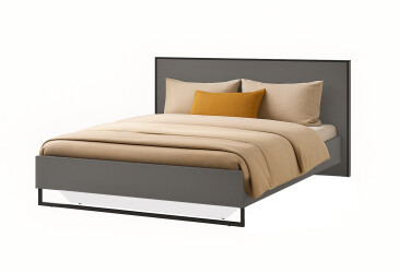 Фото Ліжко Moreli Forte / Форте 160х200 см з вкладом, антрацит