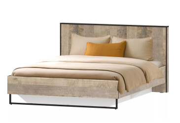 Фото Ліжко Moreli Forte / Форте 160х200 см з вкладом, дуб гранж пісочний