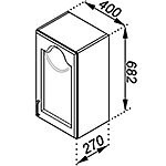 Фото 1 - В 40 Тюльпан Лак Svit Mebliv