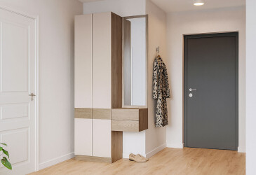 Фото Прихожая Сола Doros 105 см, канноло / кашемир