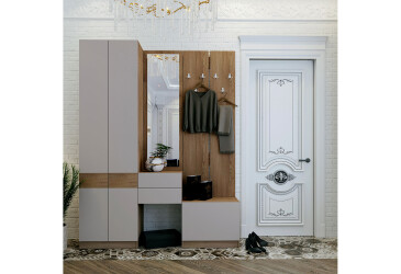 Фото Прихожая Сола Doros 165 см, канноло / кашемир