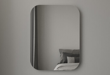 Фото Дзеркало Мадрид 1000х800 кнопка Moreli