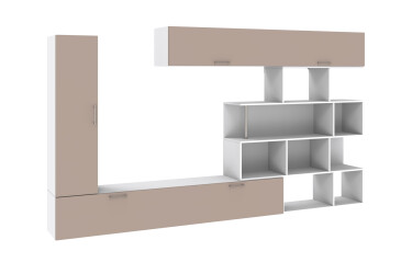 Фото Стенка Киевский стандарт Галатея Д 305 см нимфея альба / тоффи