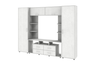 Фото Стенка Киевский стандарт Юта Д 270 см бетон стайл