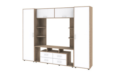 Фото Стенка Киевский стандарт Юта Д 270 см дуб сонома / нимфея альба