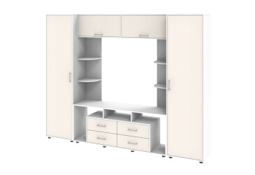 Фото Стенка Киевский стандарт Юта М 270 см нимфея альба / слоновая кость