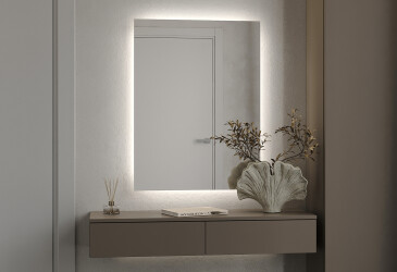 Фото Зеркало Сан-Паулу 700х500 кнопка Moreli