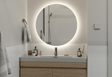 Фото Зеркало Токио 600 кнопка Moreli