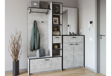 Фото Прихожая Moreli KO-0002 Корнелия бетон