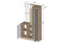Image 3 - Прихожая Moreli KO-0004 Корнелия антрацит 